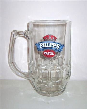 beer glass from the Pripps  brewery in Sweden with the inscription 'Pripps Fatol'