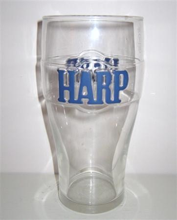 beer glass from the Guinness  brewery in Ireland with the inscription 'Harp'