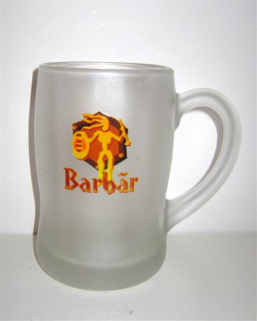 beer glass from the Lefebvre brewery in Belgium with the inscription 'Barbar'