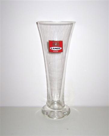 beer glass from the Lamot brewery in Belgium with the inscription 'Lamot Pilsor'