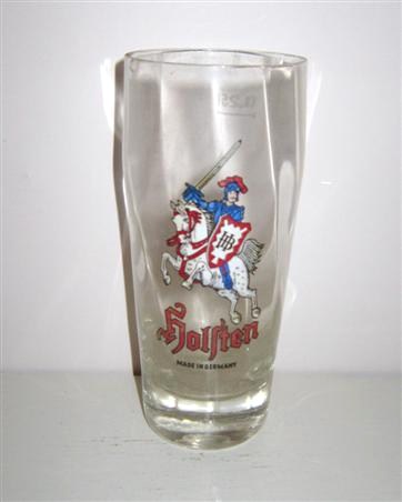 beer glass from the Holsten brewery in Germany with the inscription 'Holsten. Made In Germany'