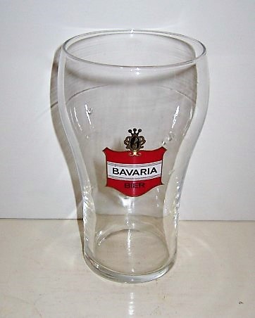beer glass from the Bavaria brewery in Netherlands with the inscription 'Bavaria Bier'