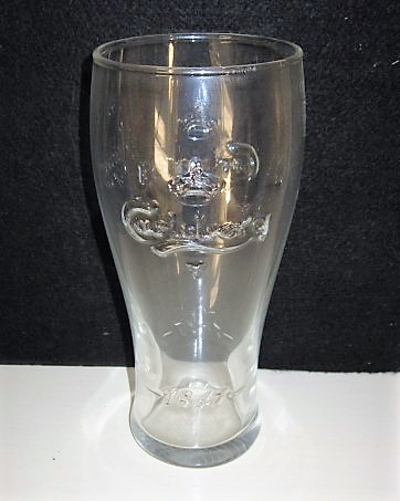 beer glass from the Carlsberg brewery in Denmark with the inscription 'Carlsberg 1847'