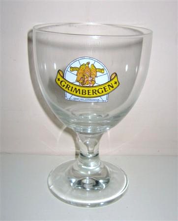 beer glass from the Grimbergen brewery in Belgium with the inscription 'Grimbergen '