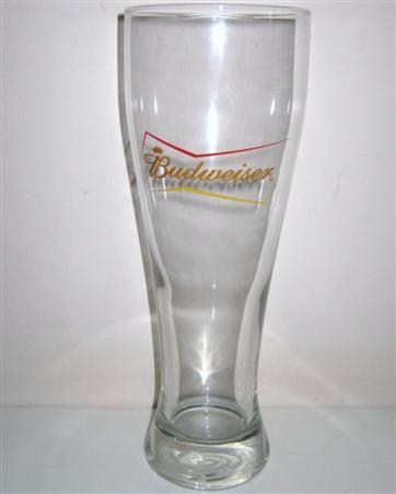 beer glass from the Anheuser Busch brewery in U.S.A. with the inscription 'Budweiser'