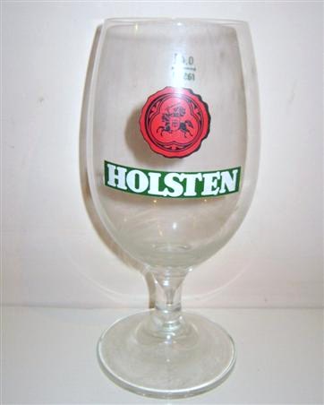 beer glass from the Holsten brewery in Germany with the inscription 'Holsten '
