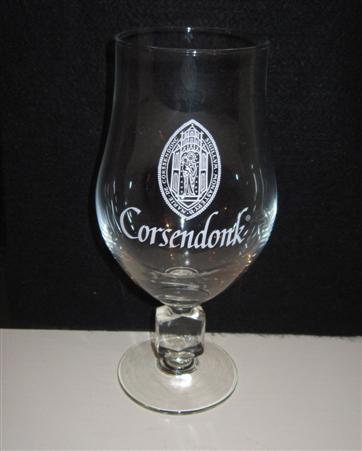 beer glass from the Corsendonk brewery in Belgium with the inscription 'Corsendonk'