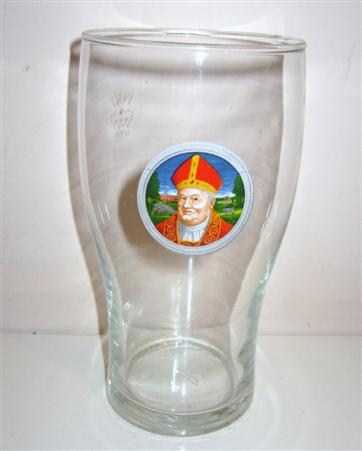 beer glass from the Greene King brewery in England with the inscription ''