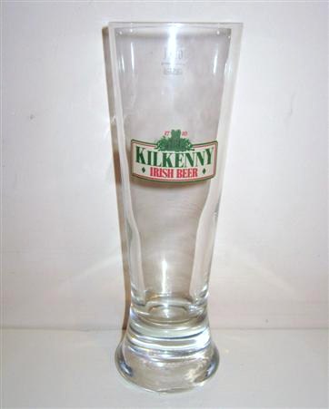 beer glass from the Smithwick brewery in Ireland with the inscription 'Kilkenny Irish Beer'