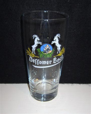 beer glass from the Deffower brewery in Germany with the inscription 'Deffower Bock'