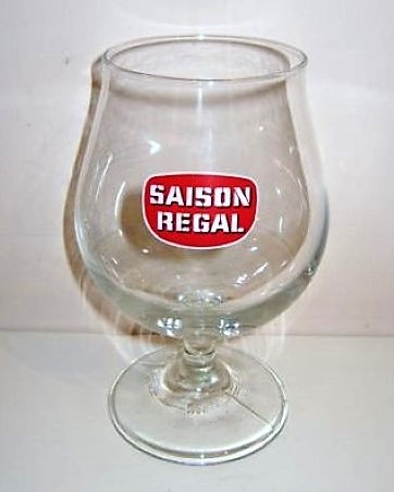 beer glass from the Dupont brewery in Belgium with the inscription 'Saison Regal'