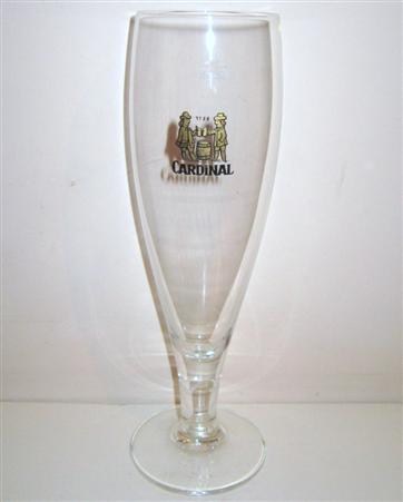 beer glass from the Cardinal brewery in Switzerland with the inscription 'Cardinal 1788'