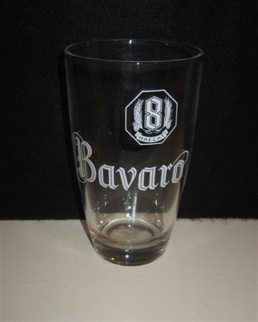beer glass from the  Haacht brewery in Belgium with the inscription '8 Haecht Bavaro'