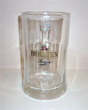 beer glass from the Holsten brewery in Germany with the inscription 'Holsten Brauerei. Holsten Premium'