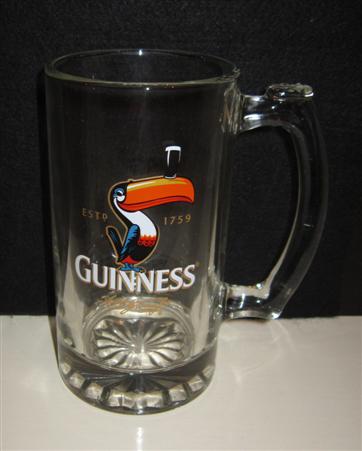 beer glass from the Guinness  brewery in Ireland with the inscription 'Estd 1759 Guinness'