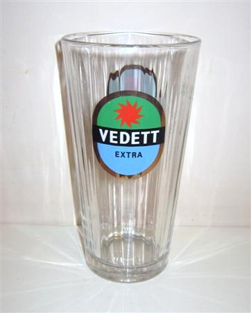 beer glass from the Duvel Moortgat brewery in Belgium with the inscription 'Vadett Extra'