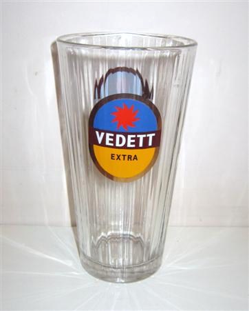 beer glass from the Duvel Moortgat brewery in Belgium with the inscription 'Vadett Extra'