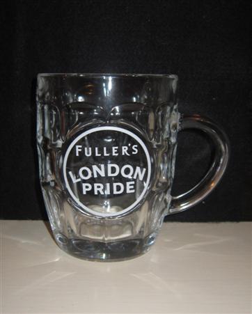beer glass from the Fuller's brewery in England with the inscription 'Fuller's London Pride'