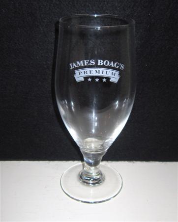 beer glass from the James Boag's brewery in Australia with the inscription 'James Boag's Premium'