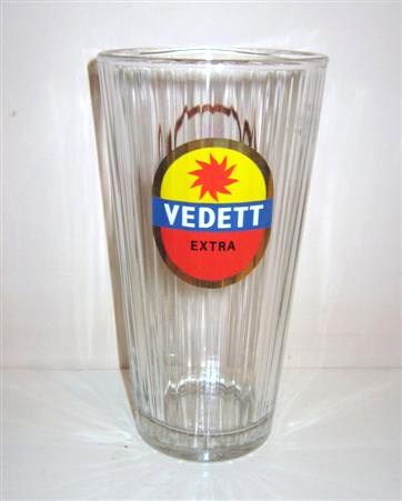 beer glass from the Duvel Moortgat brewery in Belgium with the inscription 'Vadett Extra'