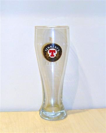 beer glass from the Tennent's brewery in Scotland with the inscription 'Tennent's Extra'