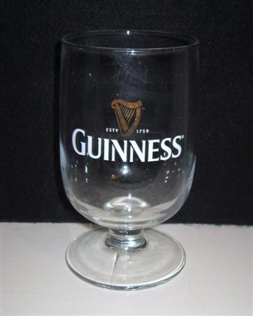 beer glass from the Guinness  brewery in Ireland with the inscription 'Estd 1759 Guinness'