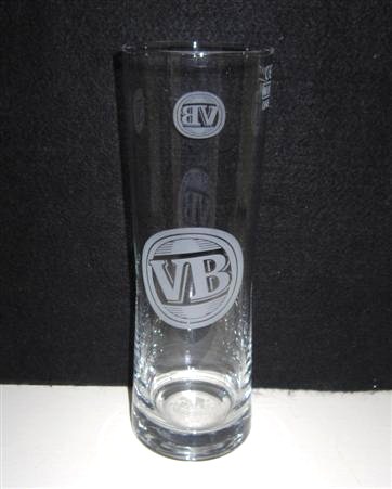 beer glass from the Victoria Brewery brewery in Australia with the inscription 'VB'