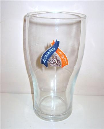 beer glass from the Adnams brewery in England with the inscription 'Adnams Southwold '