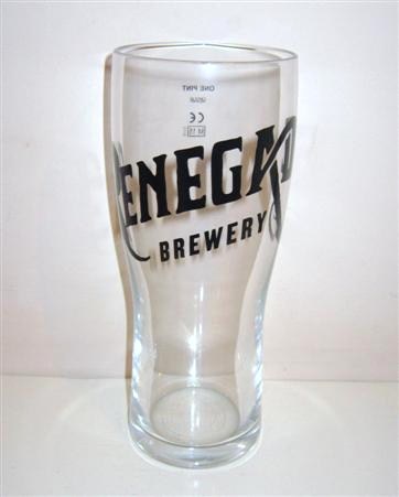 beer glass from the The West Berkshire Brewery brewery in England with the inscription 'Renegrade Brewery'
