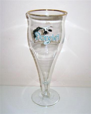 beer glass from the Fischer brewery in France with the inscription 'Dorelei'