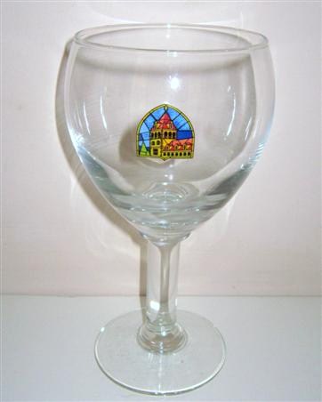 beer glass from the Leffe brewery in Belgium with the inscription 'Leffe'