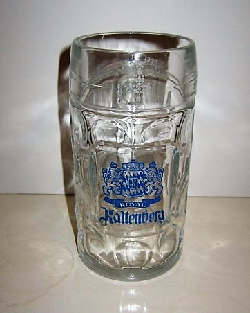 beer glass from the Kaltenberg brewery in Germany with the inscription 'Royal Kaltenberg'