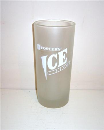 beer glass from the Foster's brewery in Australia with the inscription 'Foster's Ice Beer'