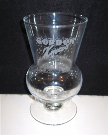 beer glass from the John Martin brewery in Belgium with the inscription 'Gordon Xmas'