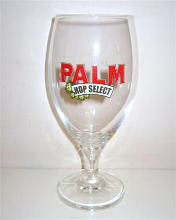 beer glass from the Palm brewery in Belgium with the inscription 'Palm Hop Select'