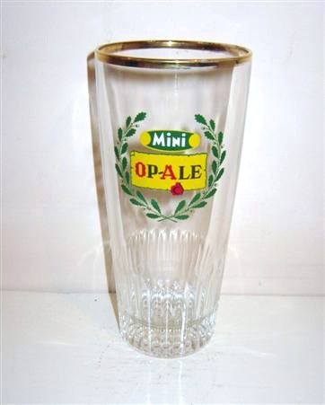 beer glass from the Affligem brewery in Belgium with the inscription 'Mini Op-Ale'