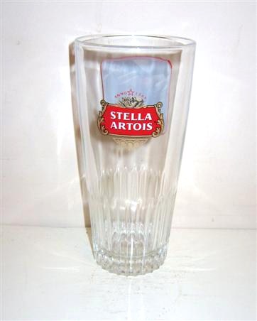 beer glass from the Stella Artois brewery in Belgium with the inscription 'Anno 1366 Stella Artois'