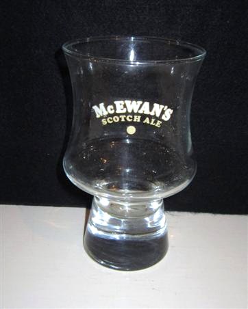 beer glass from the McEwan's brewery in Scotland with the inscription 'McEwan's Scotch Ale'