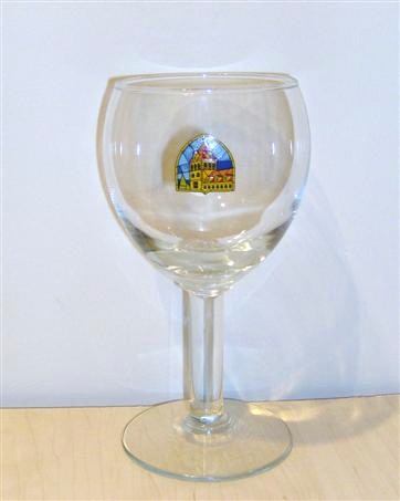 beer glass from the Leffe brewery in Belgium with the inscription ''