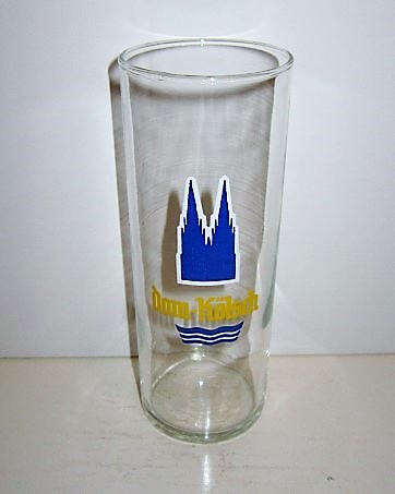 beer glass from the Dom  brewery in Germany with the inscription 'Dom-Kolsch '