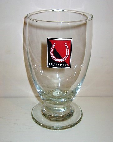beer glass from the Friary Meux brewery in England with the inscription 'Friary Meux'