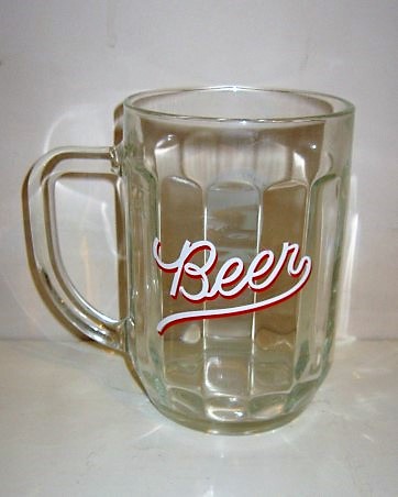 beer glass from the Camden Town  brewery in England with the inscription 'Beer'