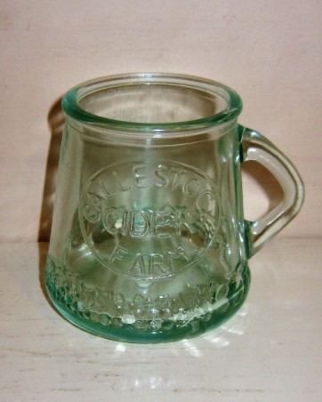 beer glass from the Callestock Cider brewery in England with the inscription 'Callestock Cider Farm'