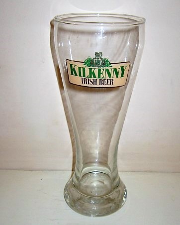 beer glass from the Smithwick brewery in Ireland with the inscription 'Kilkenny Irish Beer'