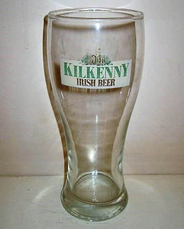 beer glass from the Smithwick brewery in Ireland with the inscription 'Kilkenny Irish Beer'