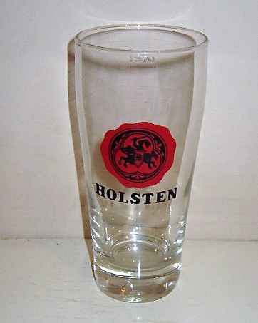 beer glass from the Holsten brewery in Germany with the inscription 'Holsten'