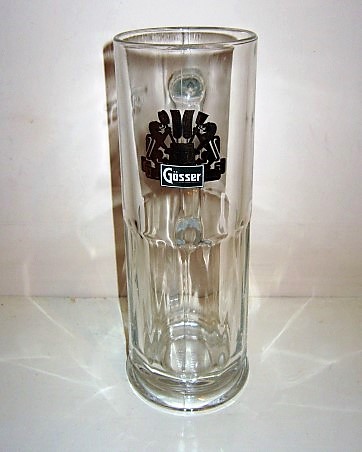 beer glass from the Gosser brewery in Austria with the inscription 'Gosser Seit 1860'