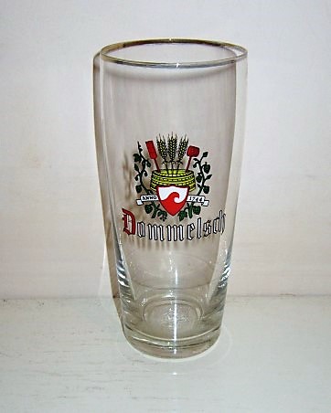 beer glass from the Dommelsch brewery in Netherlands with the inscription 'Dommelsch Anno 1744 '