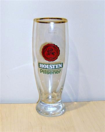 beer glass from the Holsten brewery in Germany with the inscription 'Holsten Pilsener'