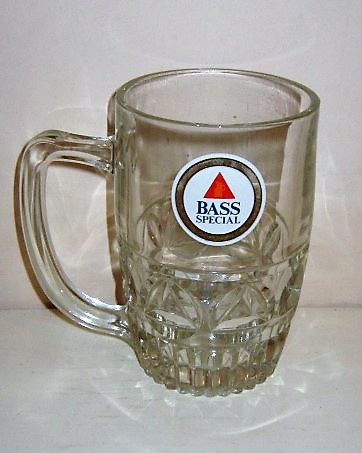 beer glass from the Bass  brewery in England with the inscription 'Bass Special'